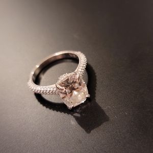Approximately 4 carat moissanite engagement ring